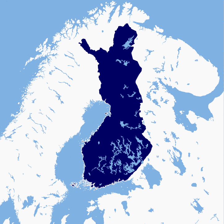 Map of Finland
